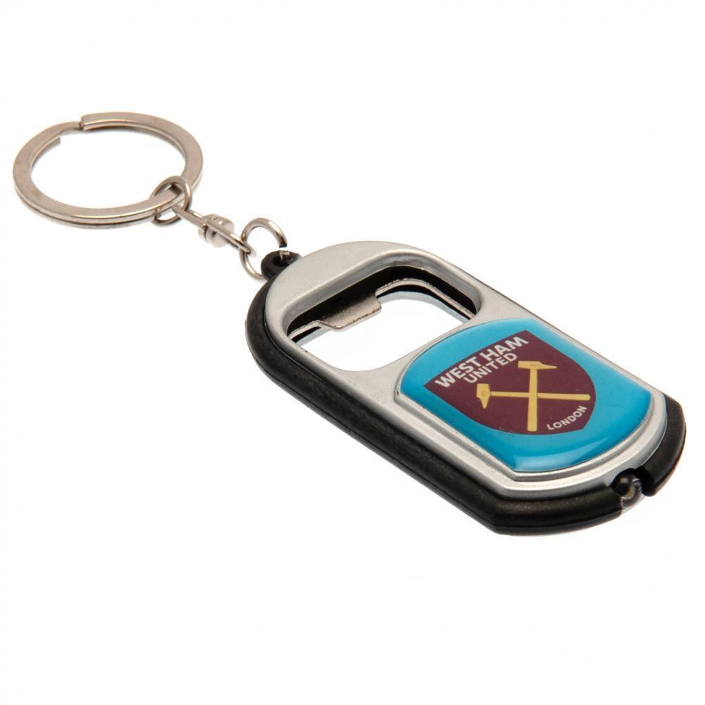 West Ham United FC Key Ring Torch Bottle Opener