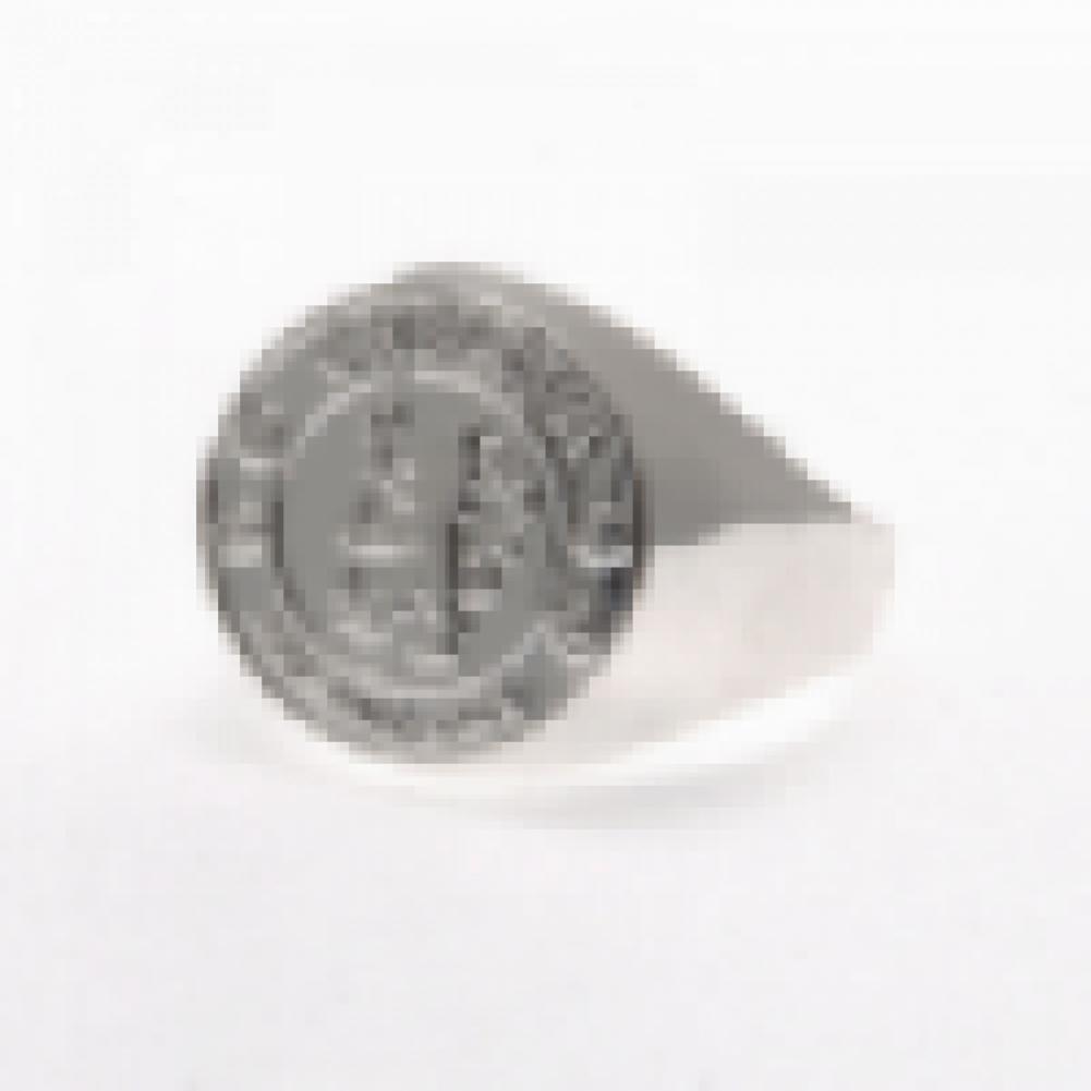 Chelsea FC Silver Plated Crest Ring Small