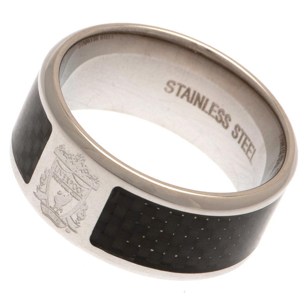Liverpool FC Carbon Fibre Ring Medium 