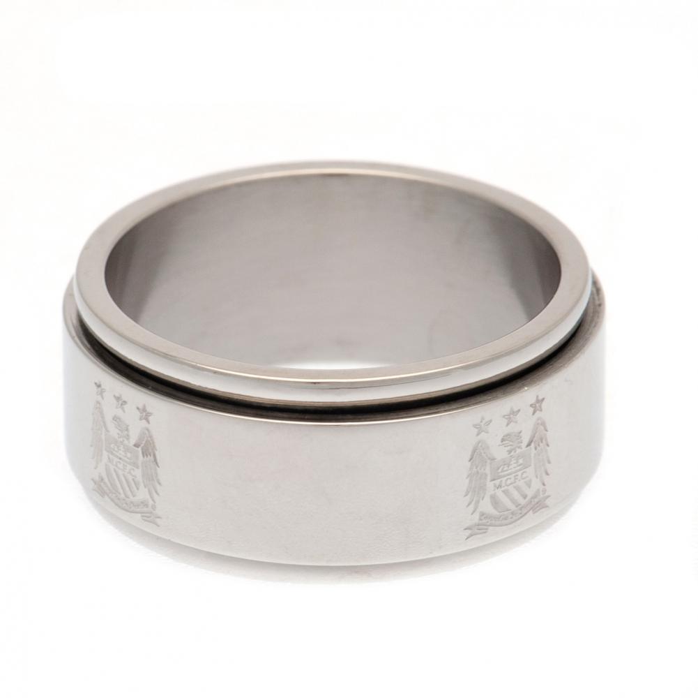 Manchester City FC Spinner Ring Medium EC