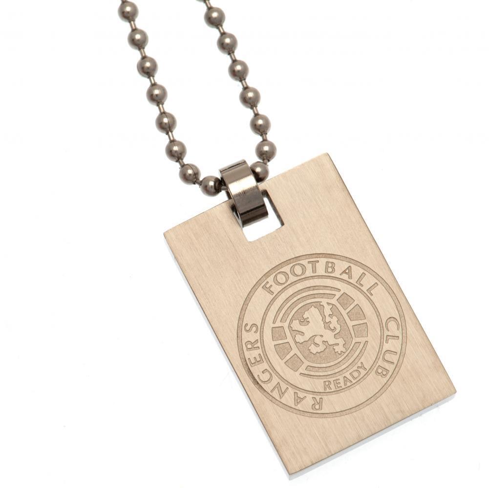 Rangers FC Dog Tag &amp; Chain
