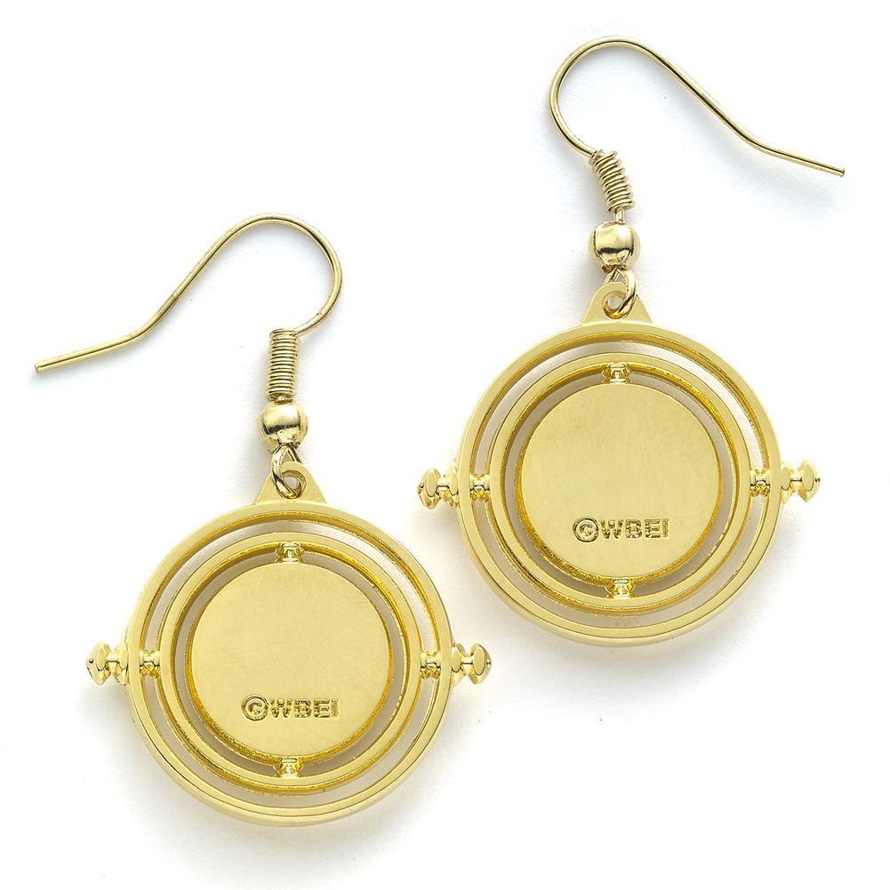 Harry Potter Gold Plated Earrings Time Turner