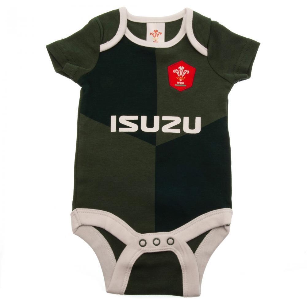 Wales RU 2 Pack Bodysuit 6/9 mths QT