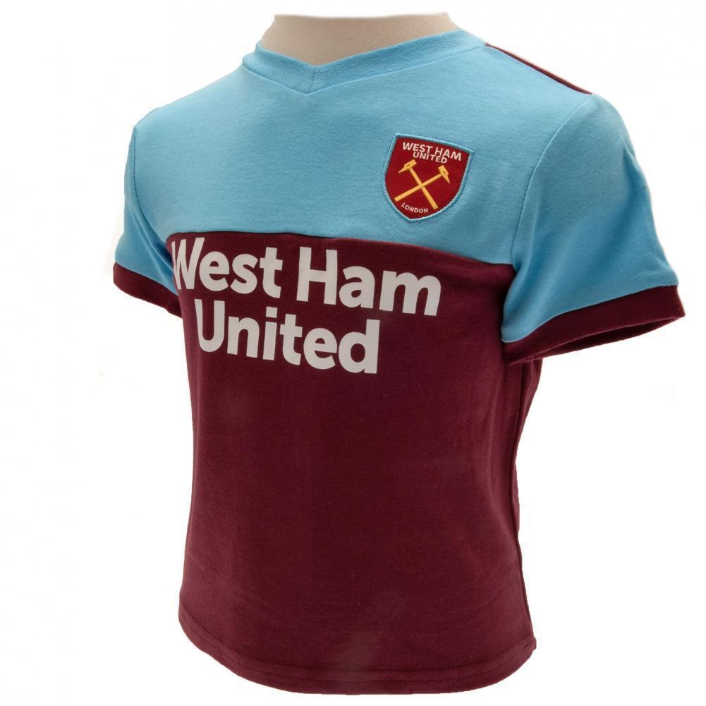 West Ham United FC Shirt &amp; Short Set 6/9 mths