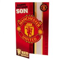 Manchester United FC Son Birthday Card