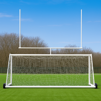 Cazna Gold Freestanding Soccer / Rugby Combo Goal