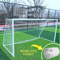 3.7m x 1.8m Cazna ALU60 Folding Soccer Goal [Single or Pair:: Single]