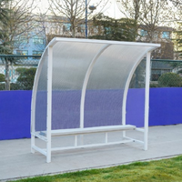 Cazna Bench Shelter [Shelter Length & Seats:: 4m Shelter | 8 Seats]