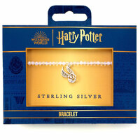Harry Potter Stone Bracelet With Sterling Silver Charm Golden Snitch