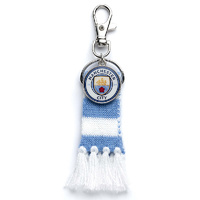 Manchester City FC Blue Bar Scarf Bag Charm