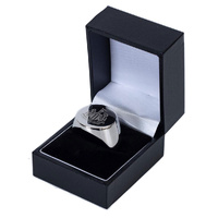 Newcastle United FC Round Signet Ring Size Small R