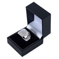 Newcastle United FC Square Signet Ring Size X