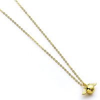 Harry Potter Gold Plated Cute Golden Snitch Necklace