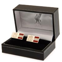 Liverpool FC Stainless Steel Stripe Cufflinks
