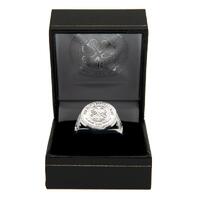 Celtic FC Silver Plated Crest Ring Medium
