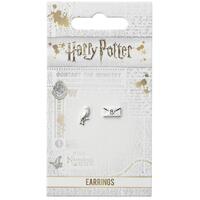 Harry Potter Silver Plated Earrings Hedwig Owl & Letter