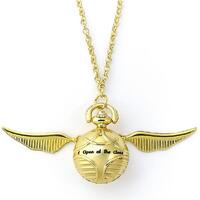 Harry Potter Gold Plated Golden Snitch Watch Necklace 