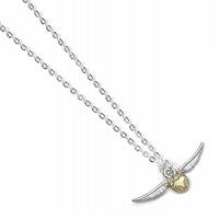 Harry Potter Silver Plated Necklace Golden Snitch