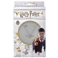 Harry Potter Silver Plated Necklace & Earring Golden Snitch