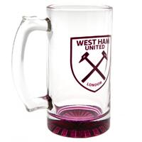 West Ham United FC Stein Glass Tankard CC