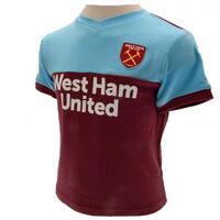 West Ham United FC Shirt &amp; Short Set 6/9 mths