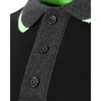Liverpool FC Neon Panel Polo Mens Charcoal S