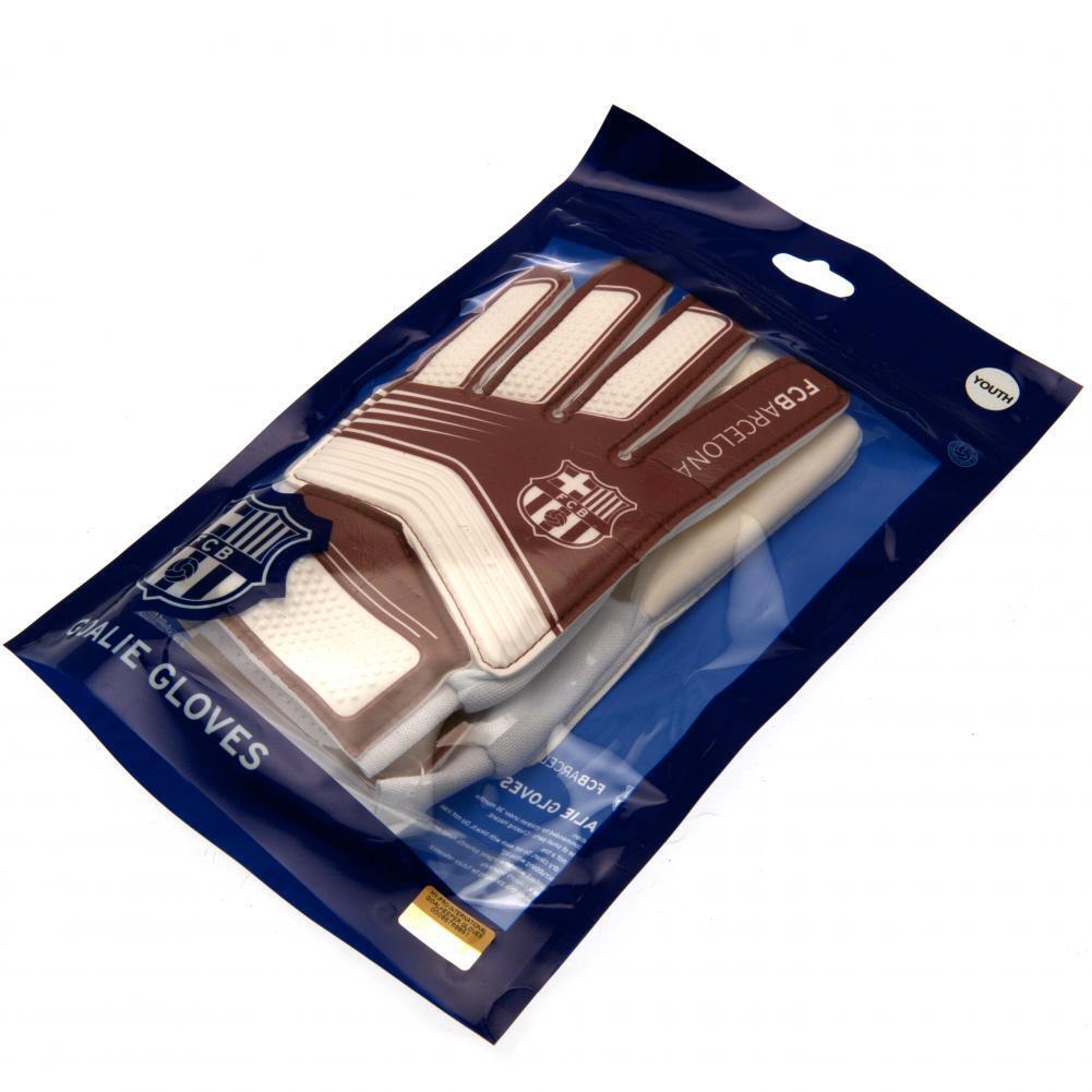 FC Barcelona Spike Goalkeeper Gloves Yths