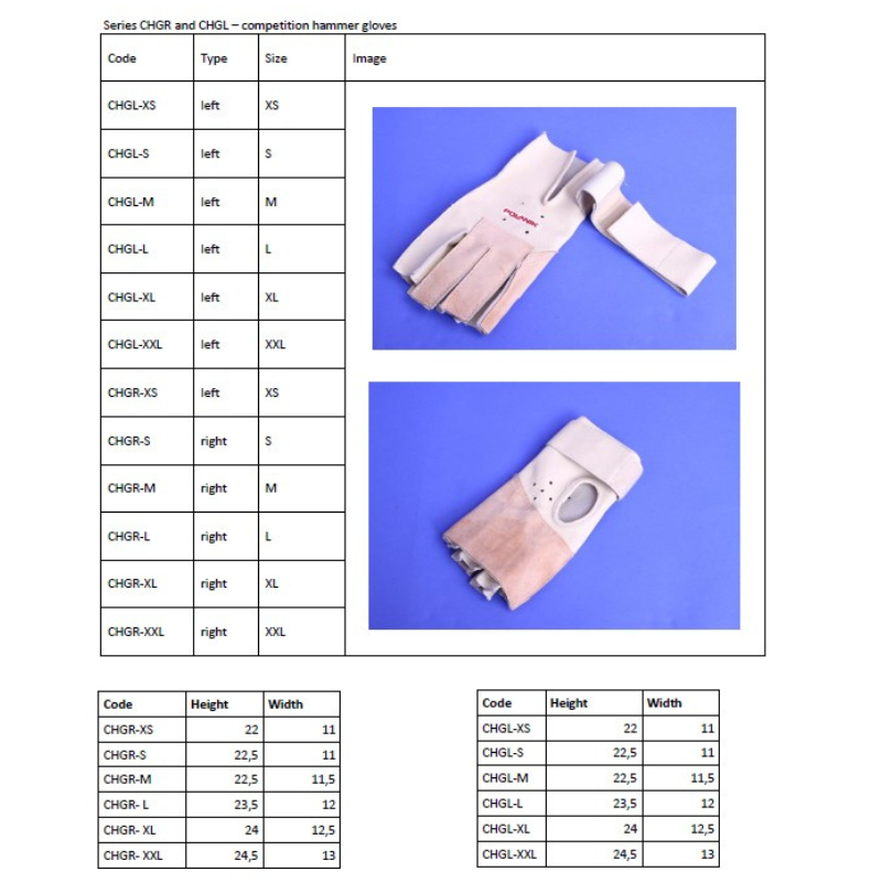 Polanik Competition Hammer Glove - Left