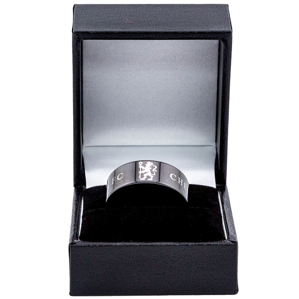 Chelsea FC Black Ceramic Ring