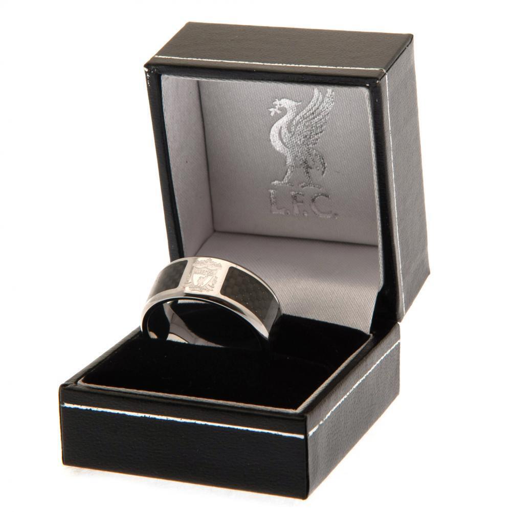Liverpool FC Carbon Fibre Ring Medium 
