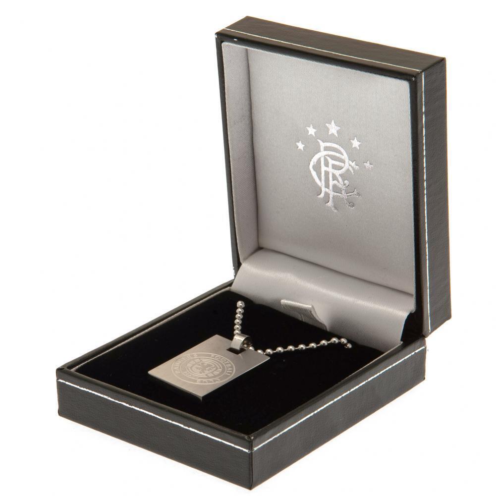 Rangers FC Dog Tag &amp; Chain