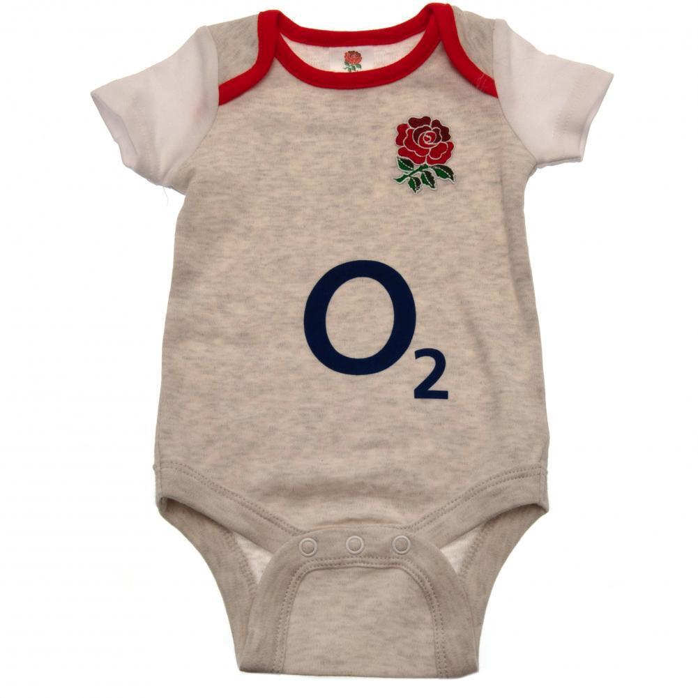 England RFU 2 Pack Bodysuit 6/9 mths GR