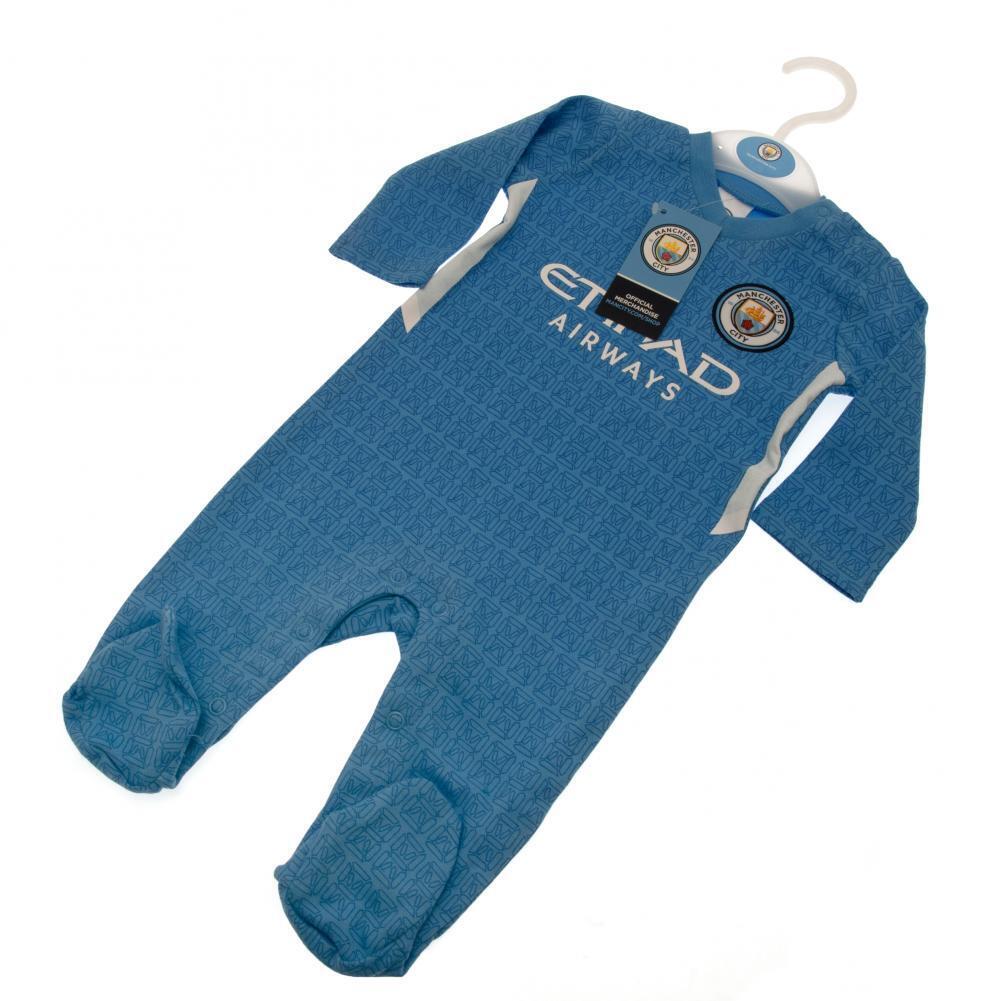 Manchester City FC Sleepsuit 6/9 mths SQ