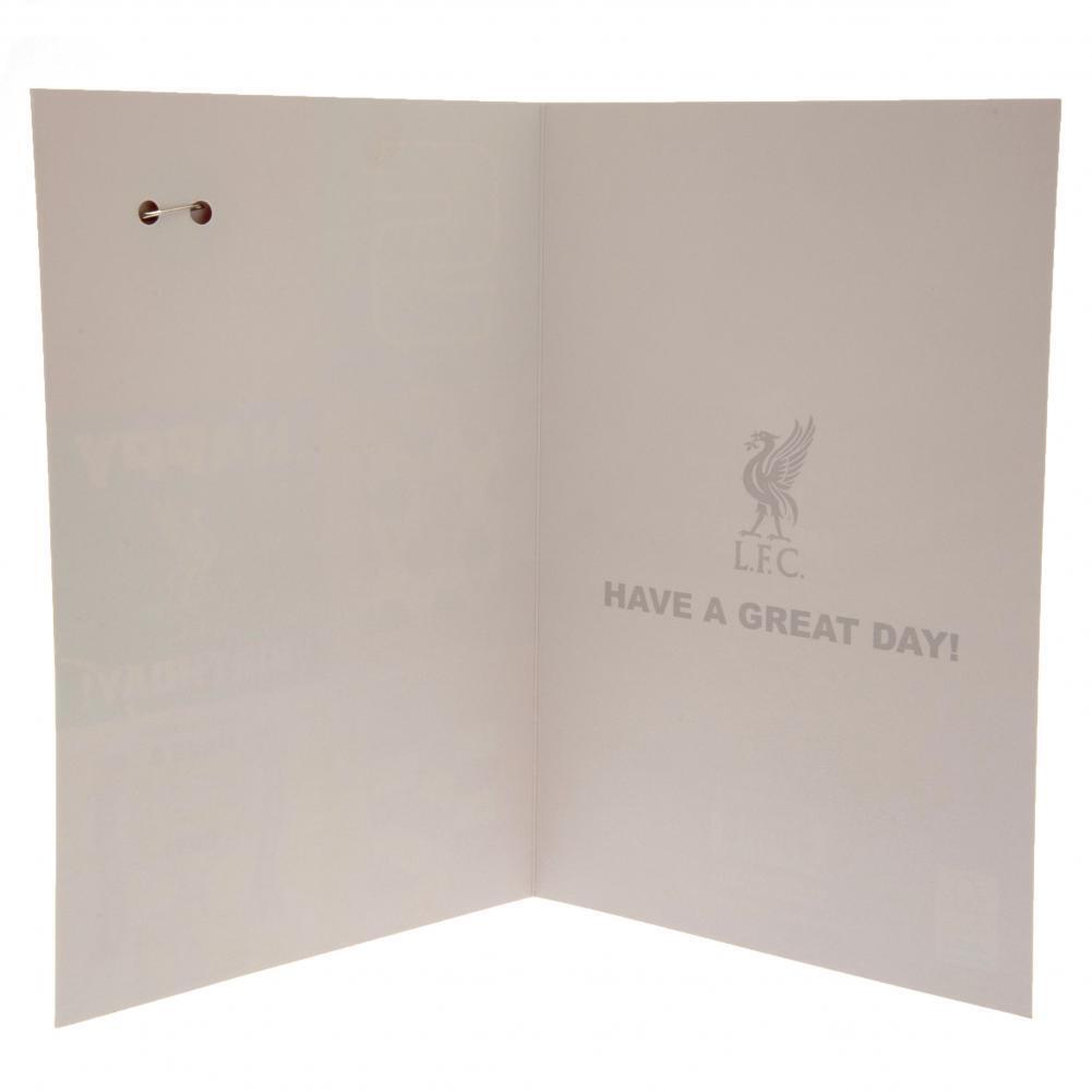 Liverpool FC Birthday Card Son