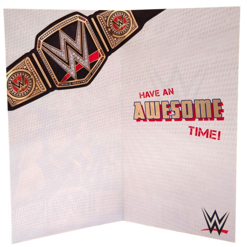 WWE Birthday Card