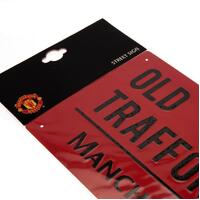 Manchester United FC Colour Street Sign