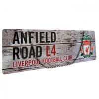 Liverpool FC Rustic Garden Sign