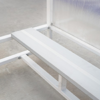 Cazna Bench Shelter [Shelter Length & Seats:: 4m Shelter | 8 Seats]