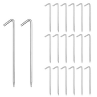 Steel & Plastic Net Pegs [Pack Size:: Pack of 10] [Peg Material:: Steel]
