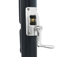 Cazna Pro 76 Round Pickleball Post [Colour: Black]