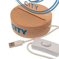 Manchester City FC LED Crest Light