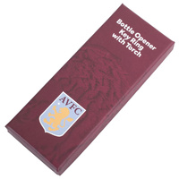 Aston Villa FC Key Ring Torch Bottle Opener
