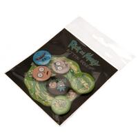 Rick And Morty Button Badge Set