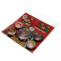 Super Mario Button Badge Set