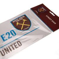 West Ham United FC Street Sign