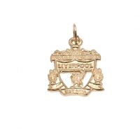 Liverpool FC 9ct Gold Pendant Crest Medium