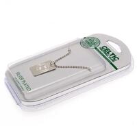 Celtic FC Silver Plated Dog Tag & Chain