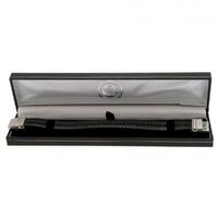 Leicester City FC Single Plait Leather Bracelet