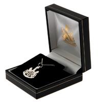 Newcastle United FC Sterling Silver Pendant &amp; Chain