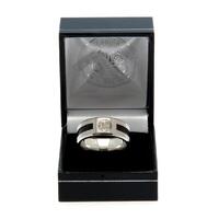 Celtic FC Black Inlay Ring Medium